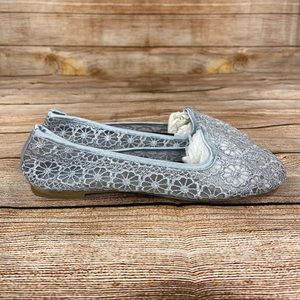 Karyn’s Collection Lace Flats Women Size 7 Light Weight Slip On Shoes - NEW